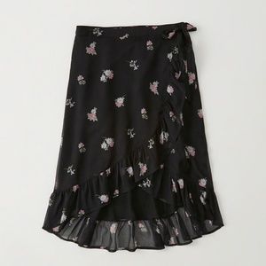 Chiffon Wrap Midi Skirt Size M BNWT